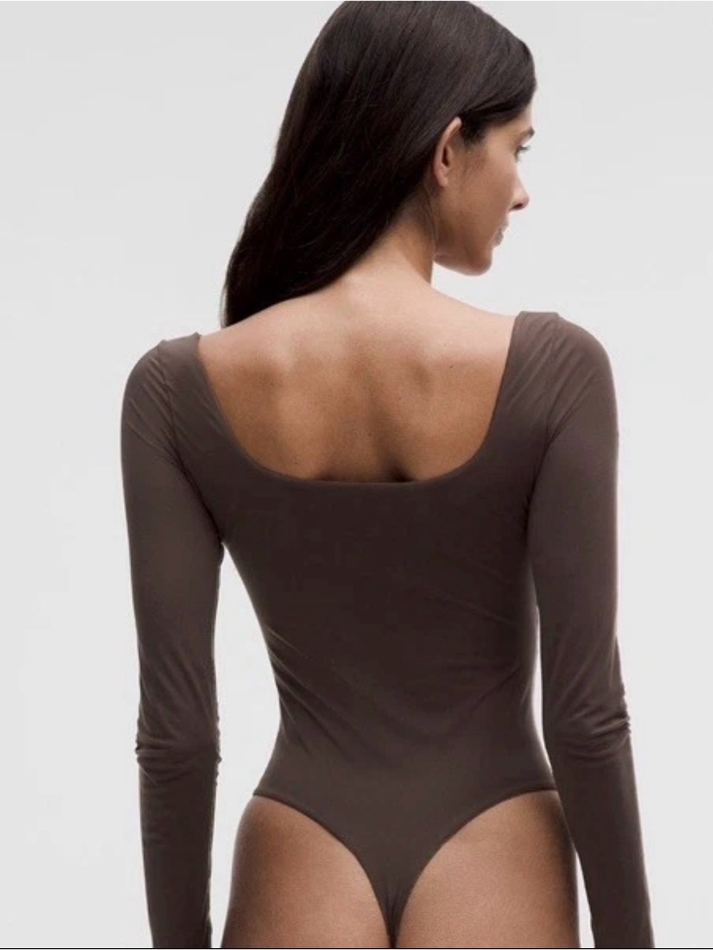 Lululemon Wundermost Ultra Soft Nulu Long Sleeve Scoop Back Bodysuit Large